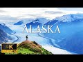 FLYING OVER ALASKA (4K Video UHD) - Calming Piano Music With Beautiful Nature Video For Relaxation