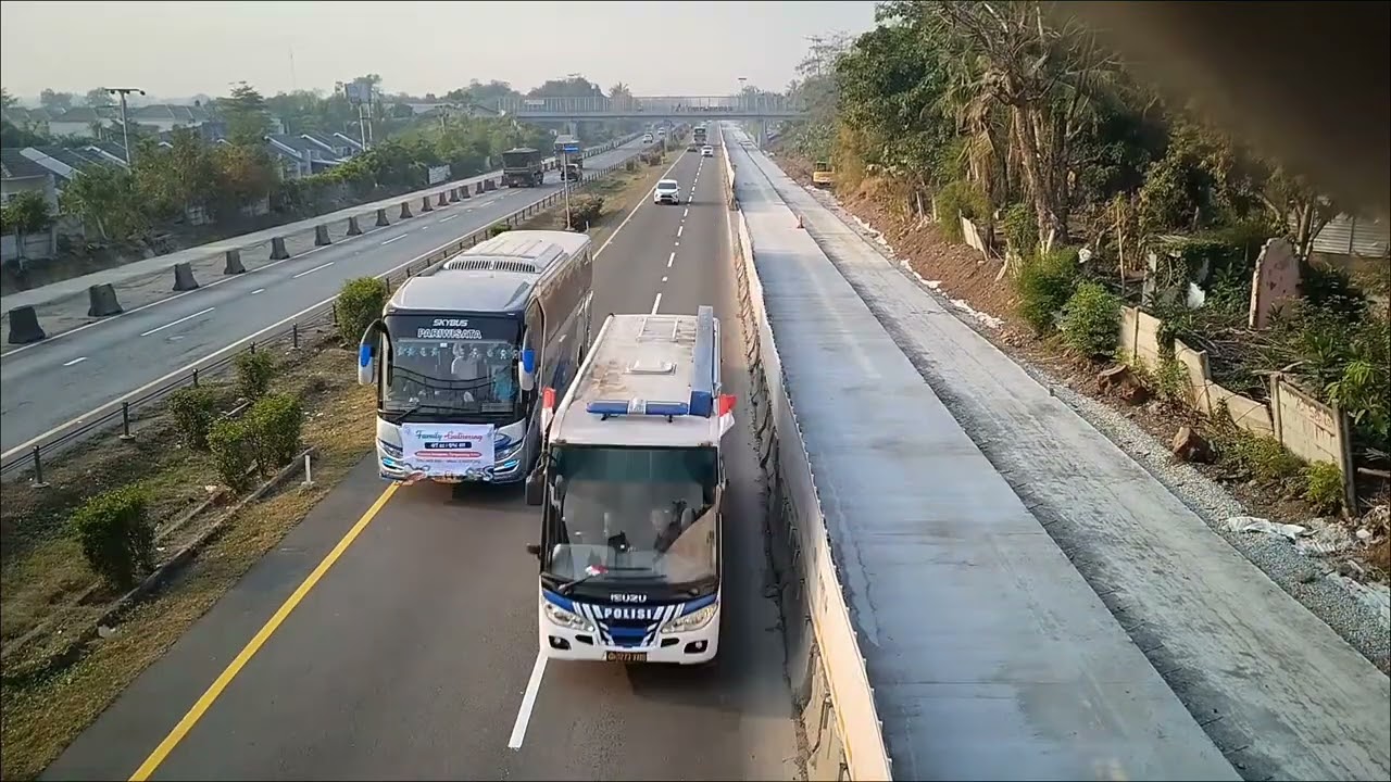 TRIP ANYER 18 AGUSTUS 2024,HUNTING DI JALAN TOL, ADA NABILLA DAN KIDS PANDA!! #basuri #busmania #bus