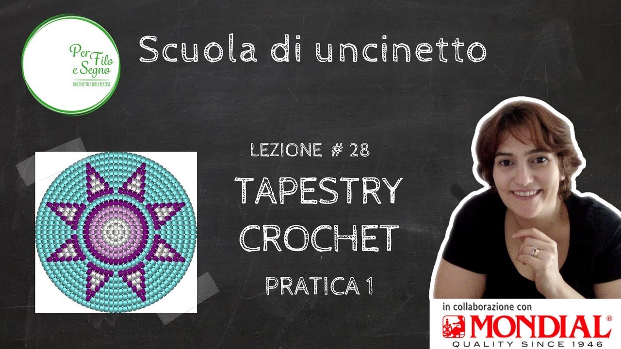 Lezione #28 - Tapestry crochet - Pratica 1