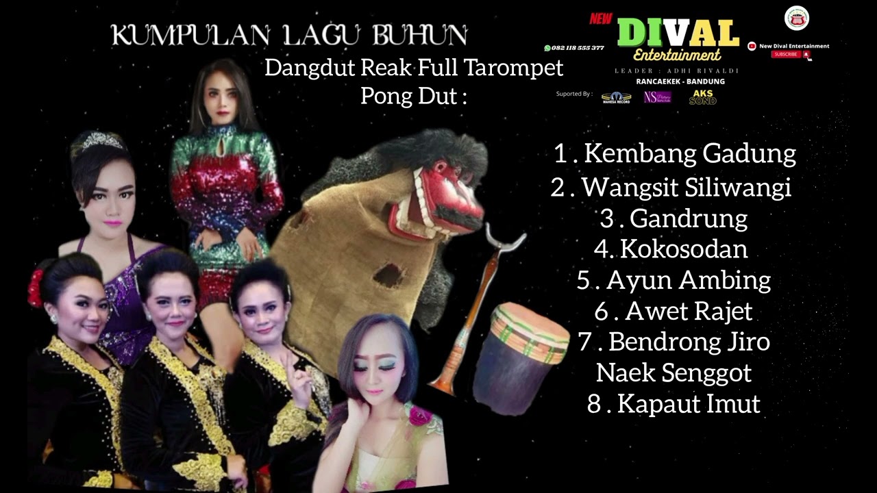 KUMPULAN LAGU PONGDUT BAJIDOR  II  DANGDUT REAK  II  FULL TAROMPET - NEW DIVAL ENTERTAINMENT