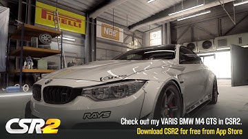 【CSR2】VARIS M4 GTS, shift & tune for 11.727