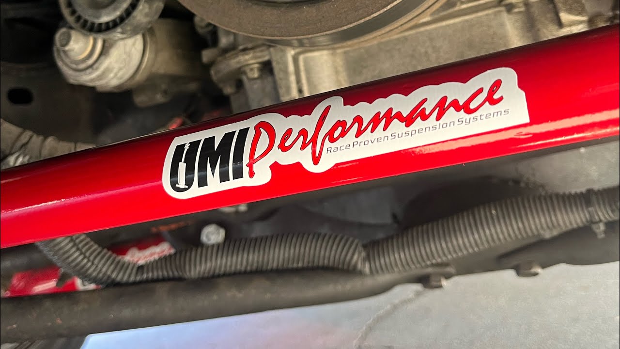 UMI front sway bar on my gbody part 2 YouTube