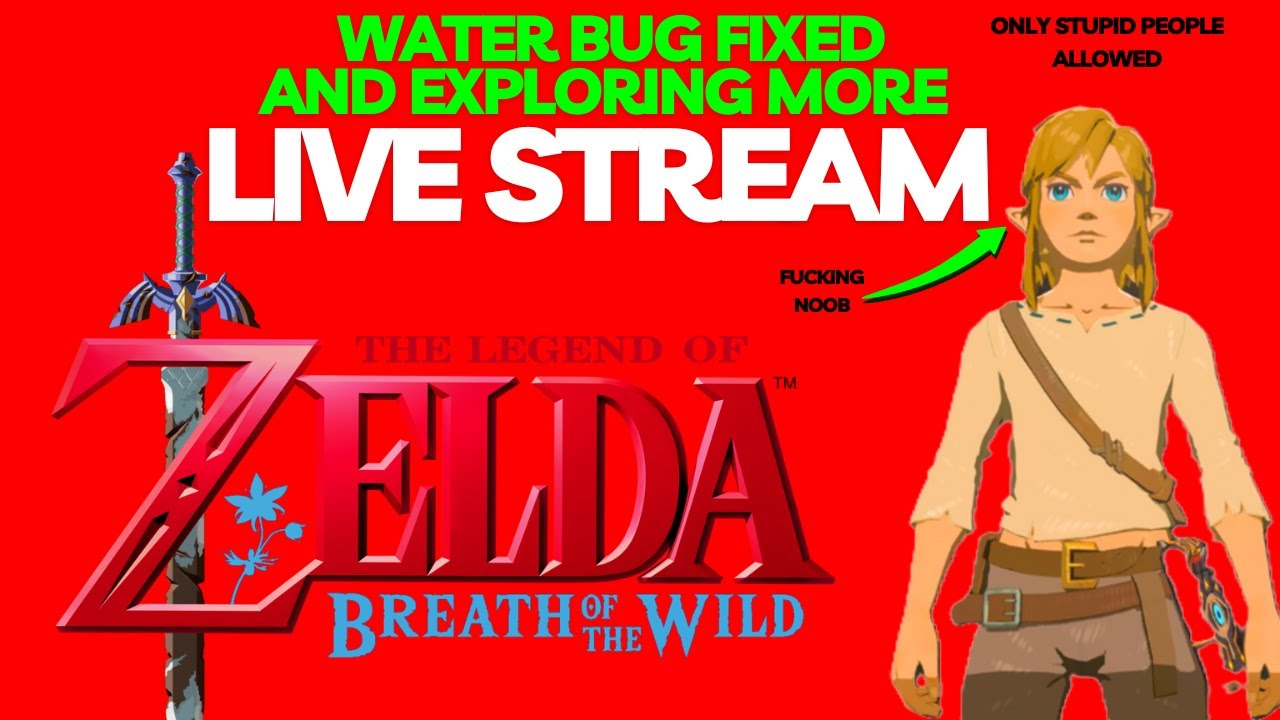 Zelda Breath Of The Wild Insekten Fangen Legend Of Zelda Breathe Of The Wild | Water Bug Fixed , Doing MORE