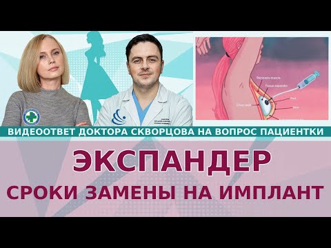 Реконструкция груди, сроки замены экспандера на имплант