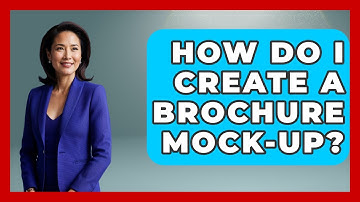 How Do I Create A Brochure Mock-Up? - Graphic Design Nerd
