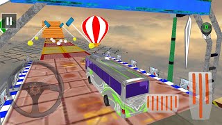 Bus Parking Game All Bus Games | Executive Turbo Bus - 10 Level Stunts | Bus Driving Simulator screenshot 2