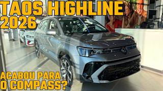 NOVO TAOS HIGHLINE 2026! Mesmo carro, porém muito mais bonito! Avaliação completa 