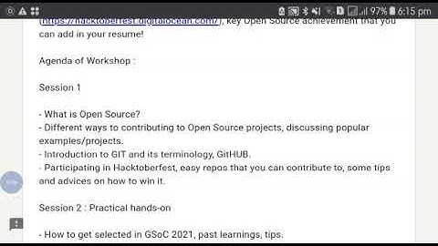 Learn Open Source using Git, Github | Learn about GSoC, Hacktoberfest | Tathastu Workshop | Twowaits