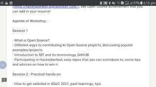 Learn Open Source using Git, Github | Learn about GSoC, Hacktoberfest | Tathastu Workshop | Twowaits