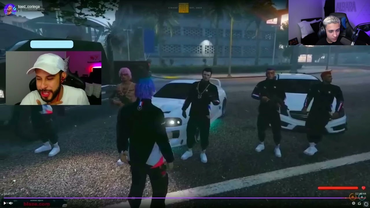 ALBARA VENDO A REAÇÃO DO ALEF COM A FRANÇA DE VOLTA E O DIALOGO QUE ELE CRIOU KKKK