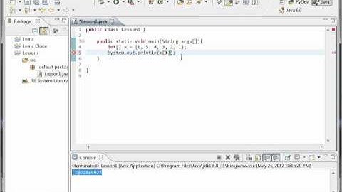Java Tutorials 10:  Arrays!  Part 1