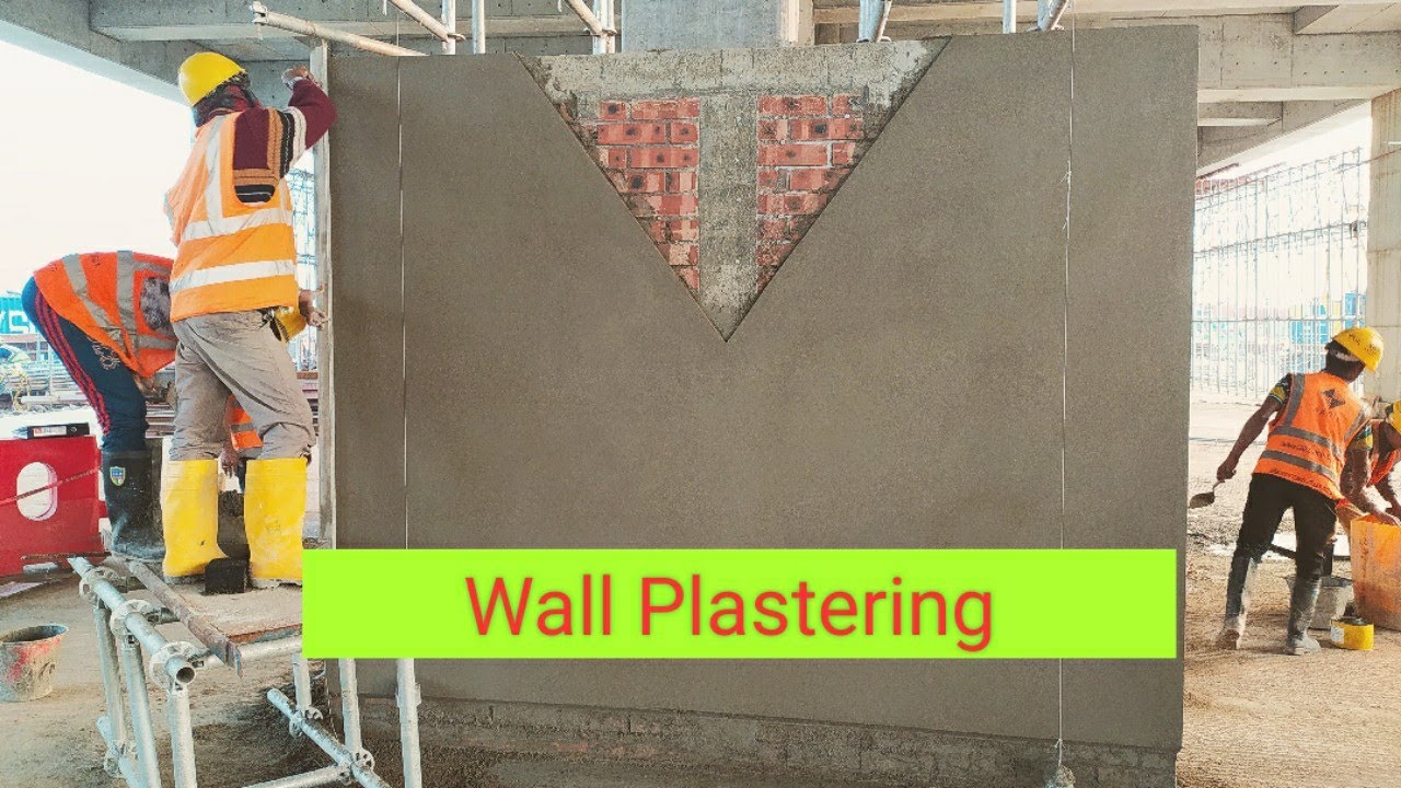 How to Plaster a Wall (Experimental plastering) YouTube
