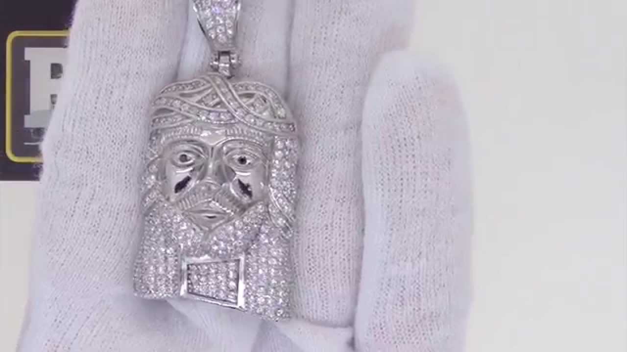 Never Tarnish Jesus Piece Pendant www.HipHopBling.com