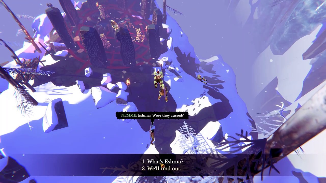 The Way of Wrath: "Eshma" Quest preview and new dialogue mode.