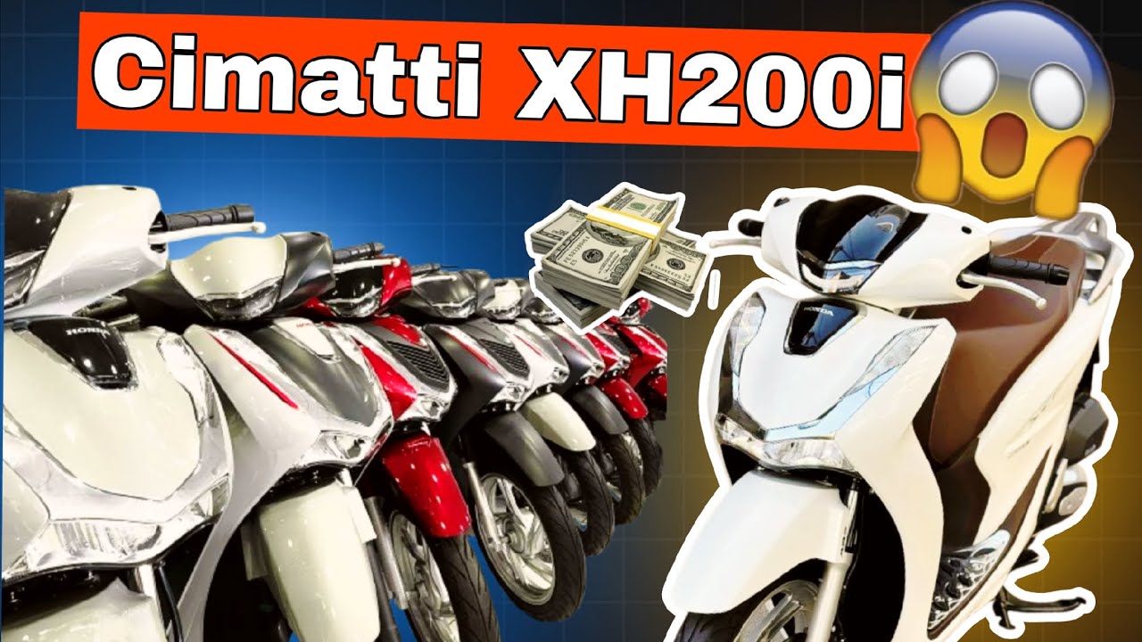 جميع المعلومات عن الدراجة النارية الجديدة Cimatti XH200i 📌🔥