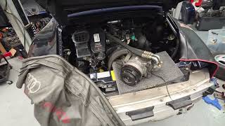 Porsche 993 R.g - Engine Installed & First Start-Up