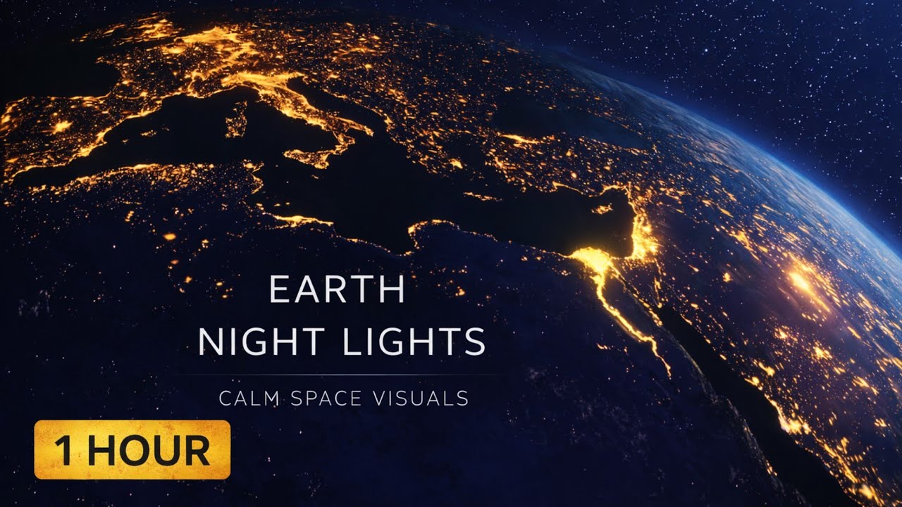 Earth Night Lights — Deep Space Ambience for Focus & Calm