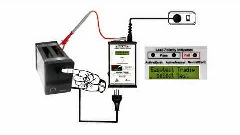 easytest TRADIE testing Class 1 appliance