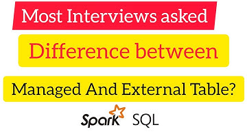 Spark SQL for Data Engineering 6 :  Difference between Managed table and External table #sparksql