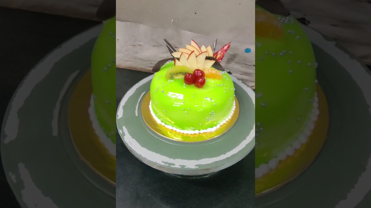 Cake decorating kaise kare cake youtubeshorts viral food cooking 