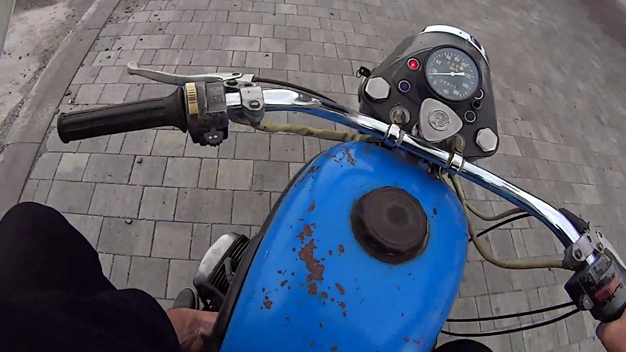 Продубас на мотоцикле Урал - YouTube