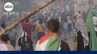 Protests turn violent in Lebanon