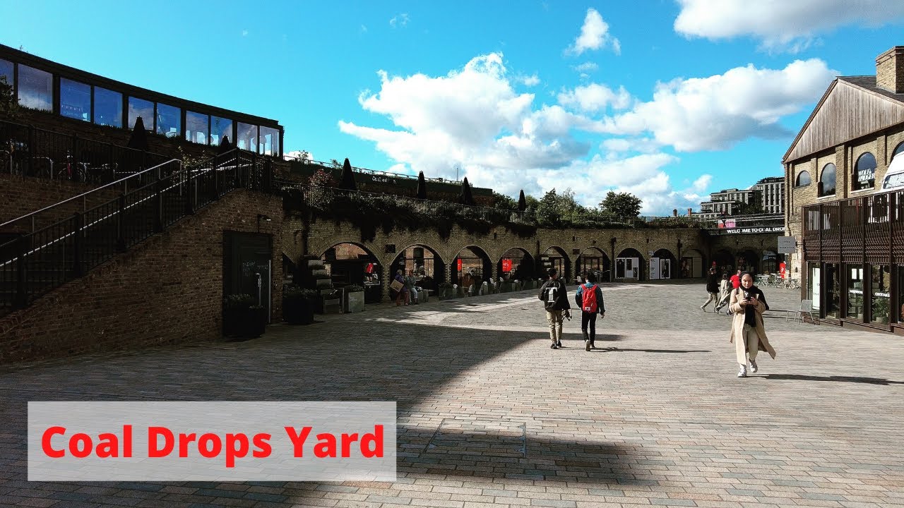 Peaceful Walk at Coal Drops Yard near Kings Cross Station Sept 2021 | London Tour [4K ASMR]
