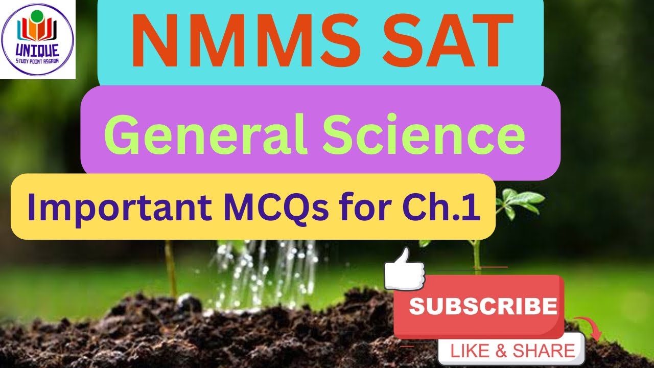 NMMS SAT Science Series MCQs | Ch. 1 Living World and Classification of Microbes 
