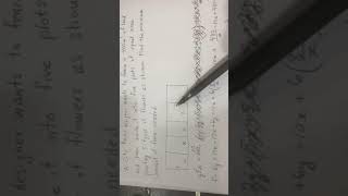 Calculus Minimum Problem (Fencing)