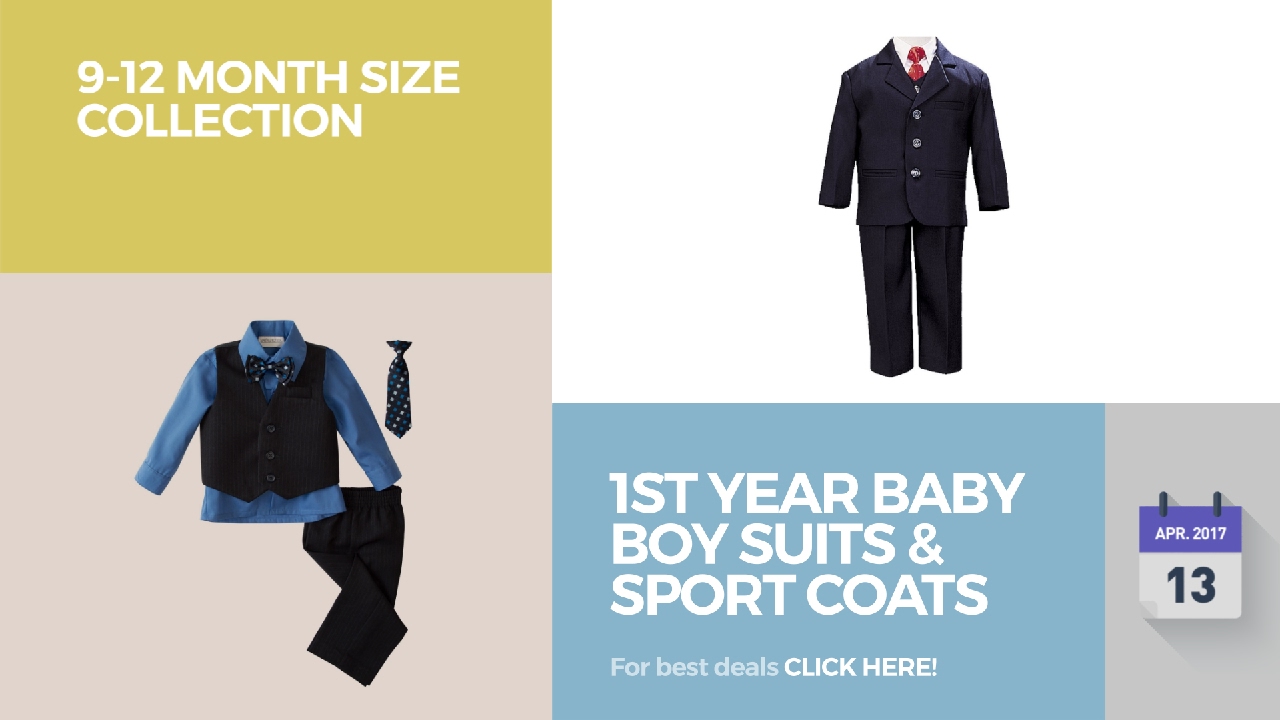 1St Year Baby Boy Suits & Sport Coats 9-12 Month Size Collection