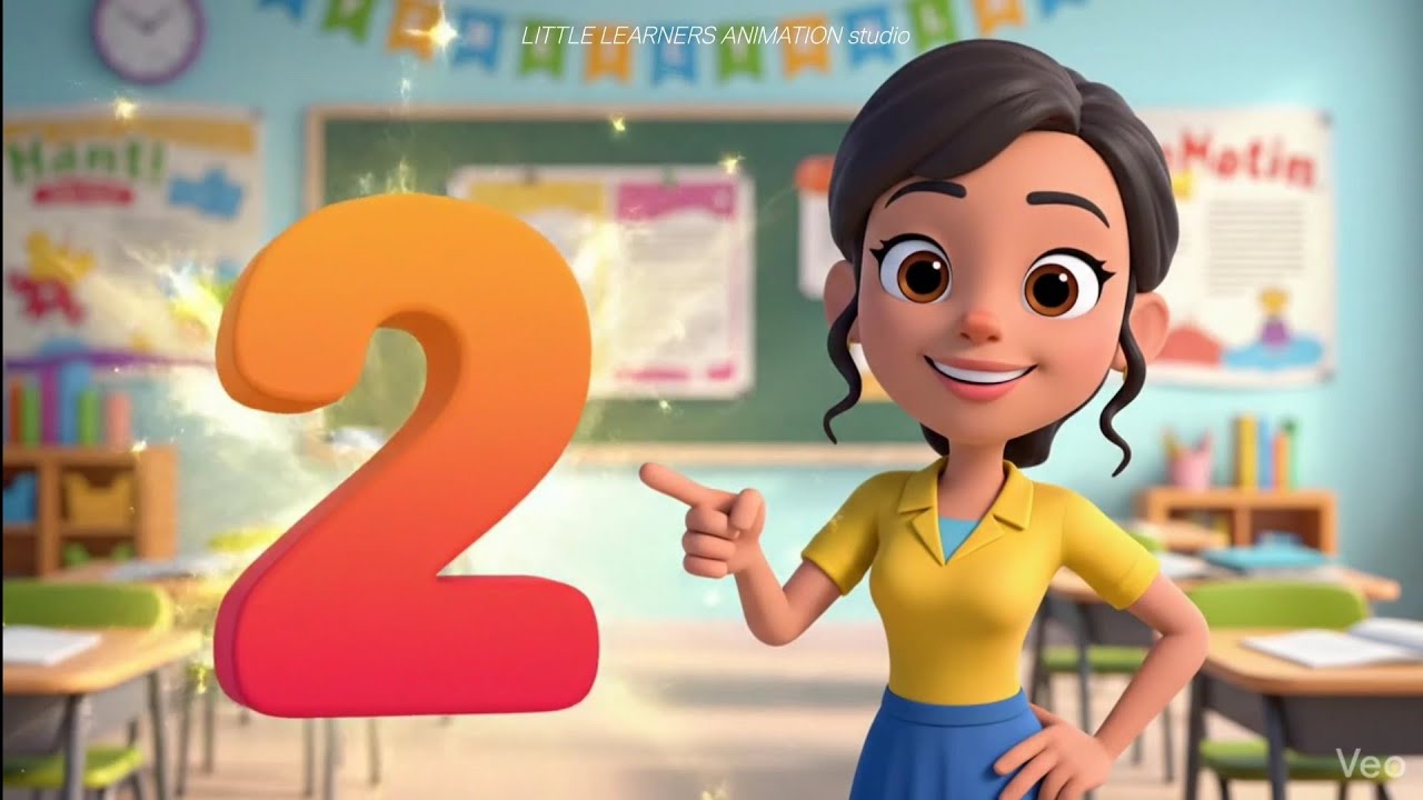 Learn Numbers 1 to 10 🔢 | Counting for Kids | Fun Cartoon Animation 