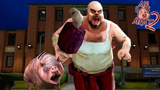 人肉を調理するヤバい巨人が徘徊する刑務所からの脱出ホラーゲーム Mr. Meat 2