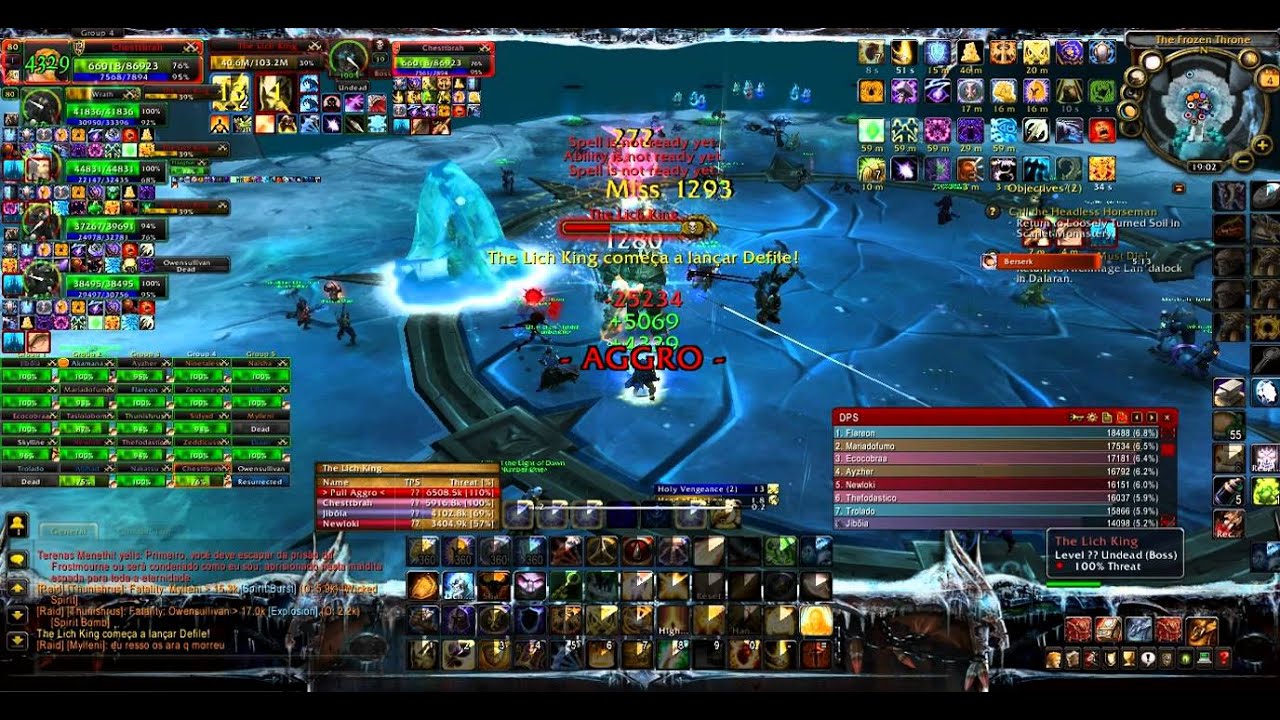 WOW Brasil - Guild Number One LK 25H