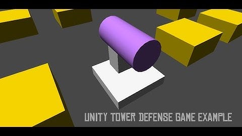 Unity Tower Defense Game Example Video