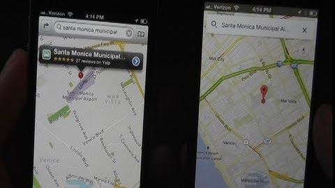 Google Maps App vs. Apple Maps