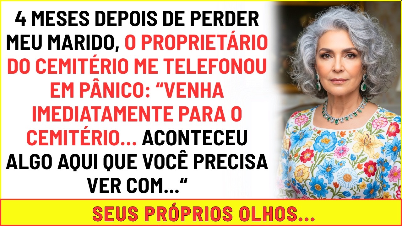 Fui ao cemitério após uma ligação urgente… e não estava preparada.