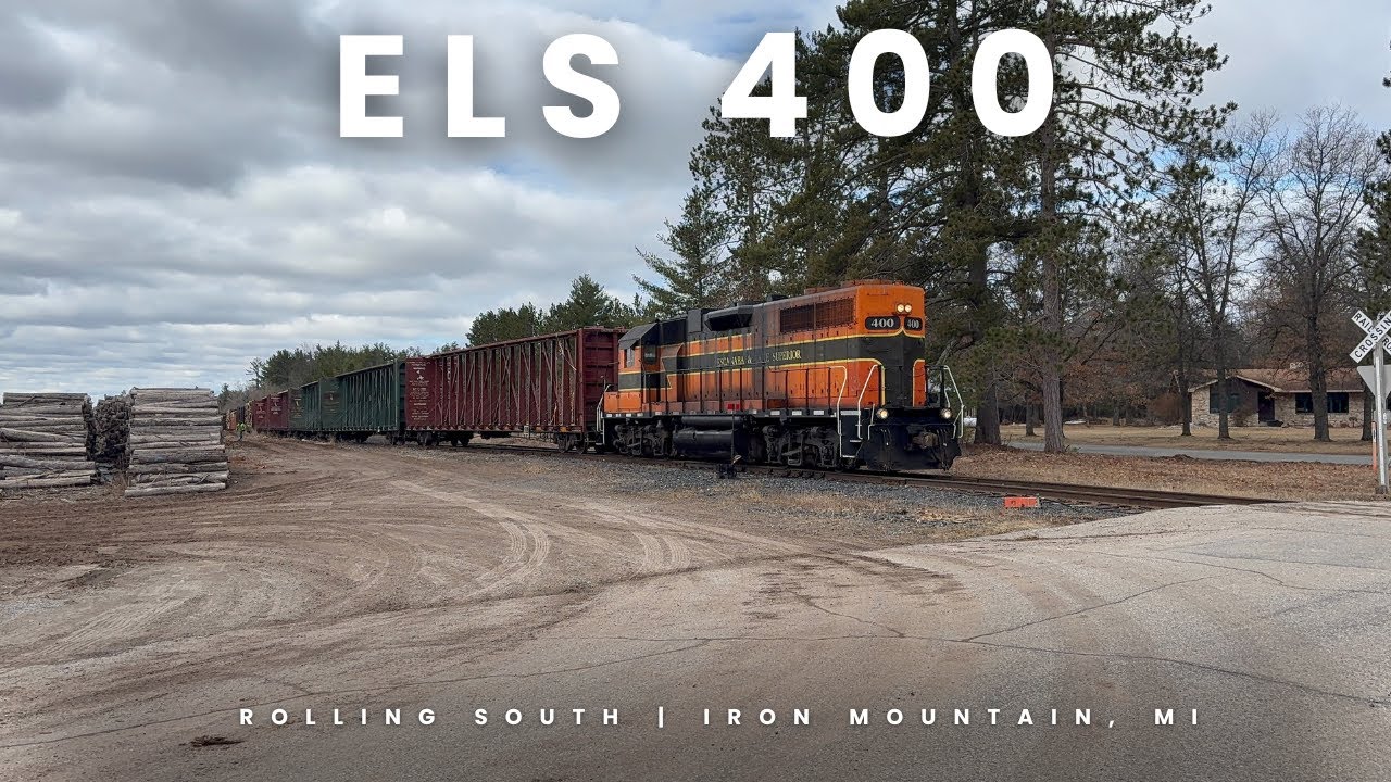 ELS 400 headed south to Pembine, WI 