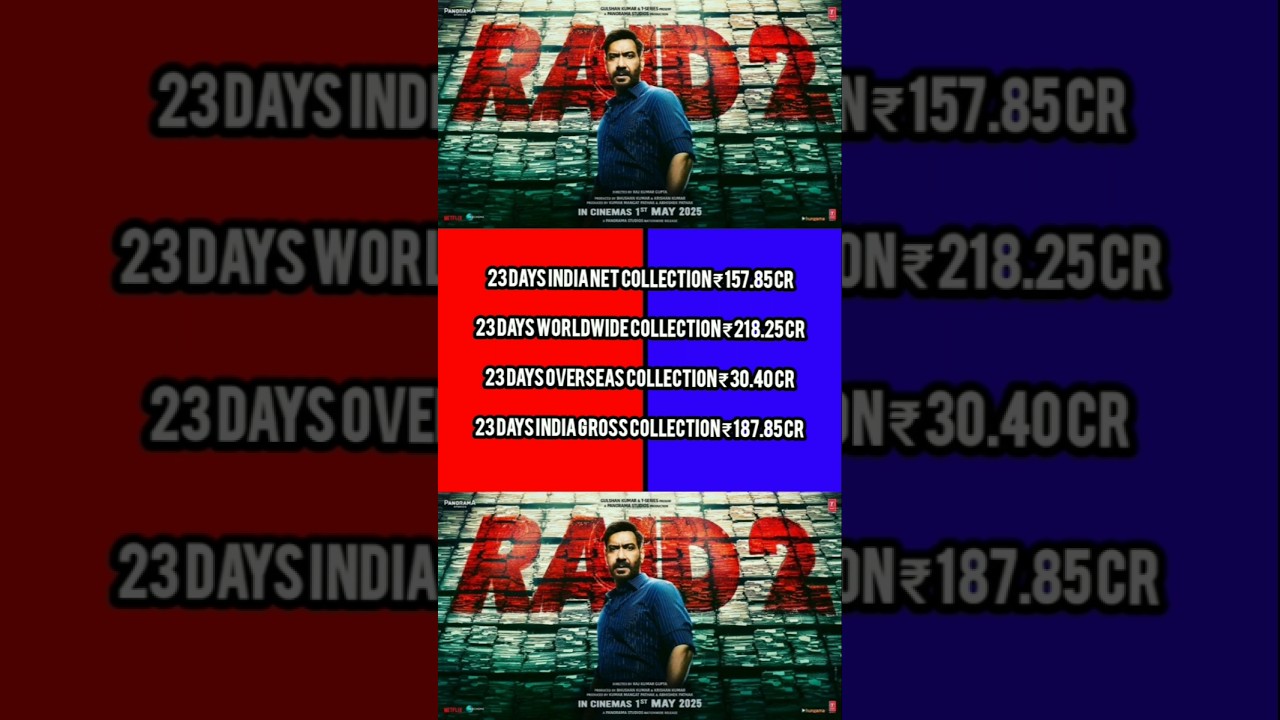 Raid 2 Box Office all white Collection Day 23 