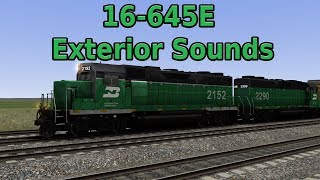 Train Simulator : 16-645E Exterior Sounds