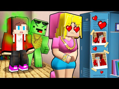 POPULAR GIRL fell in LOVE with POOR JJ! RICH Mikey is Shocked in Minecraft - Maizen