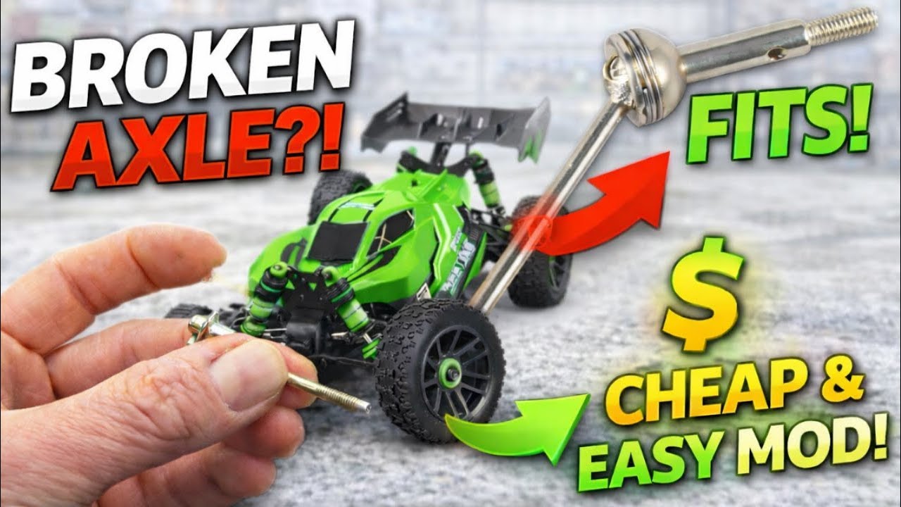 Broken Front Axle Fix! Cheap WLTOYS Shafts Mod for XDKJ-15 1/14 RC Explained Step by Step DIY 🔧