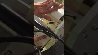 How to adjust the label sensor--plastic bags labeling machine