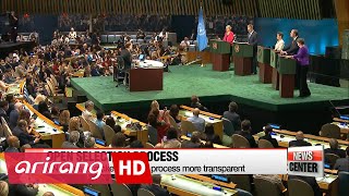 UN Secretary-General candidates take part in live televised debate for first time ever