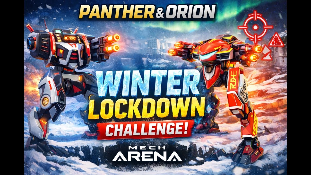 ❄️ Panther & Orion Take on the Winter Lockdown Challenge! | Mech Arena