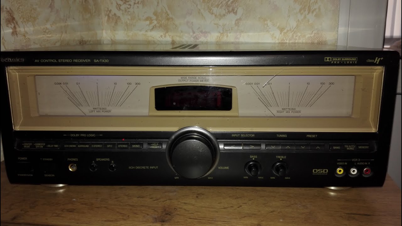 TECHNICS SA TX 30 исправляем заводские болячки