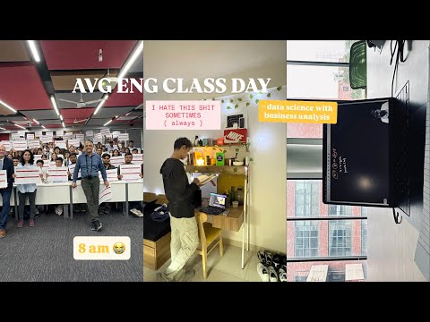 Avg engineering class schedule ( 8 am 😭) + hostel shitzzzz