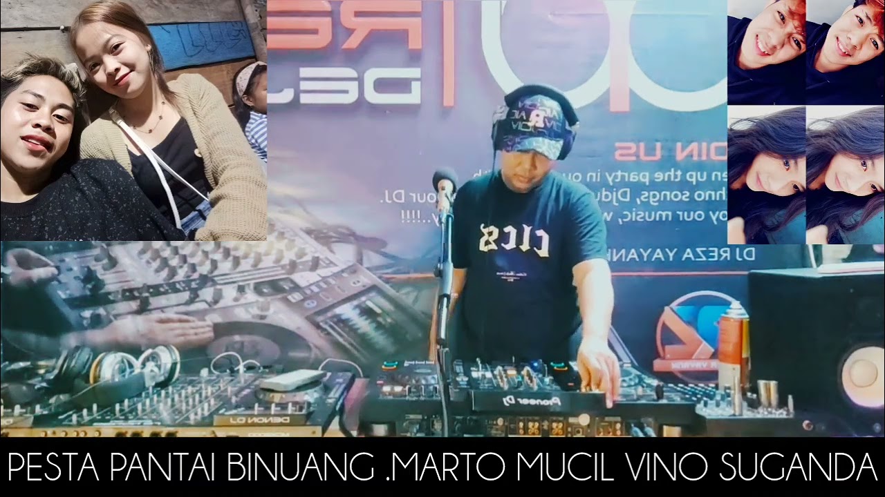 REZA YAYANK PESTA BOS MUDA PANTAI  BINUANG MARTO MUCIL \u0026  VINO SUGANDA