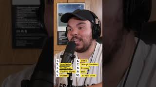 REACTING To Kanye’s TOP 10 Songs 🤔 #KanyeWest #Top10 #AllTime #Reacting #POWER #HotTakes #MusicQuiz