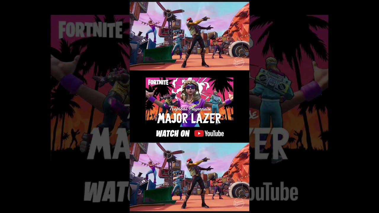 Fortnite Brasil - Musica é a arma 🎶 Major Lazer voltou