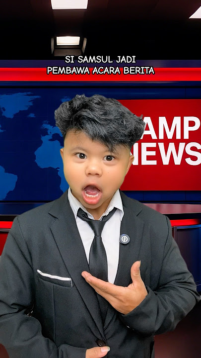 SI SAMSUL JADI PEMBAWA ACARA BERITA #ardikatamps #comedy